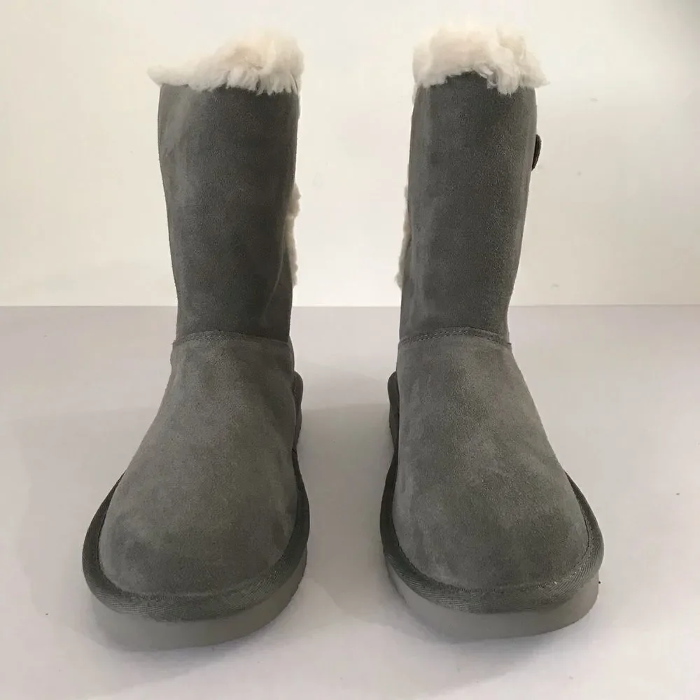 Koolaburra by UGG Jordina Suede Button Short Boots